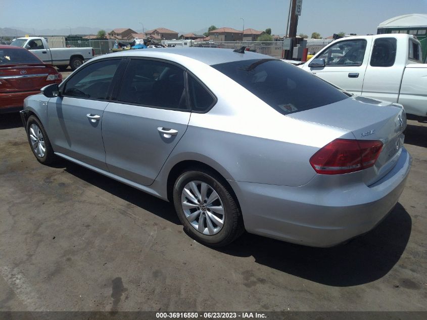 2014 VOLKSWAGEN PASSAT WOLFSBURG ED - 1VWAT7A37EC076797