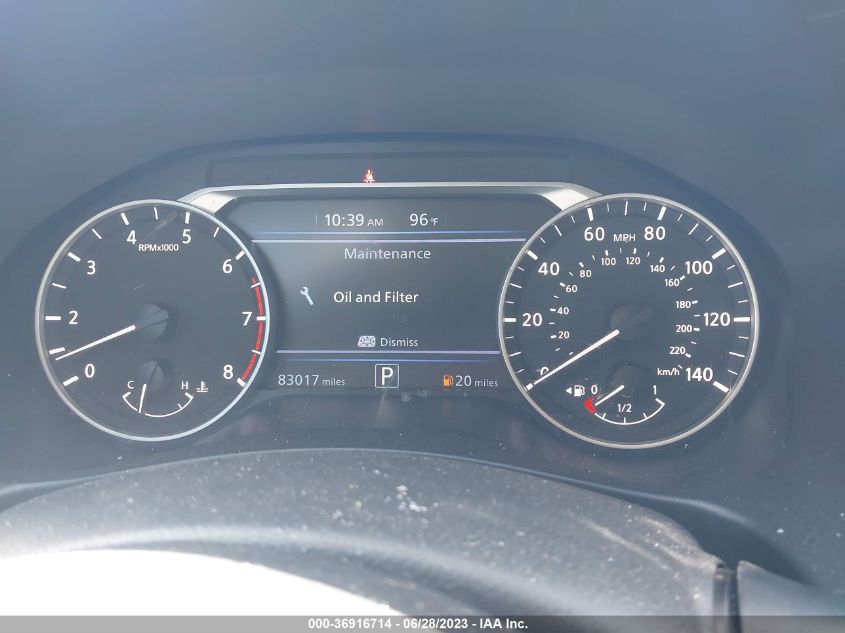 2020 NISSAN ALTIMA S - 1N4BL4BV8LC192342