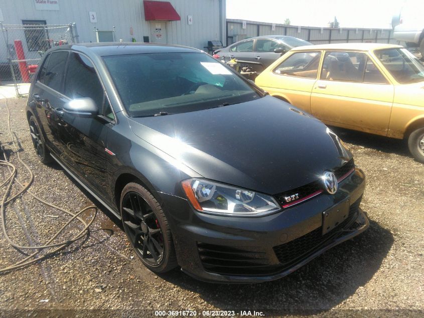 2017 VOLKSWAGEN GOLF GTI S - 3VW4T7AU9HM006727