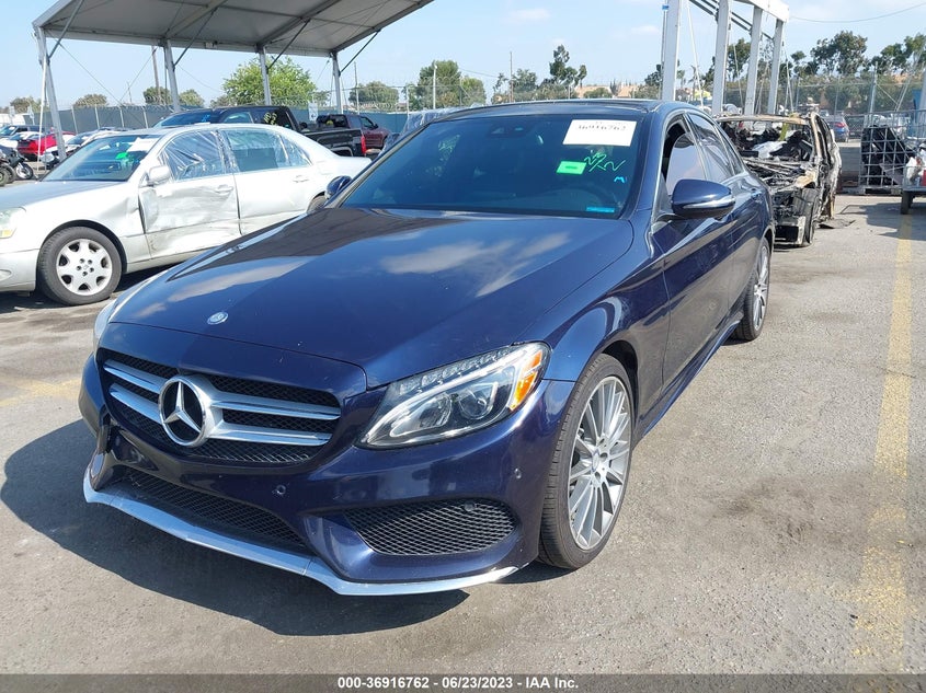 VIN 55SWF4JB5HU187991 2017 MERCEDES-BENZ C-CLASS C 300