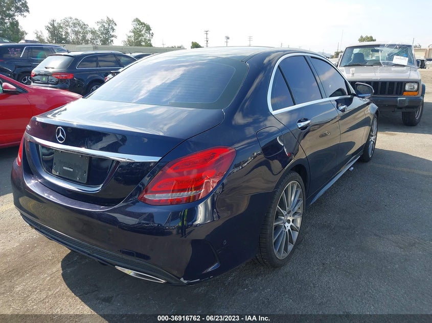 VIN 55SWF4JB5HU187991 2017 MERCEDES-BENZ C-CLASS C 300
