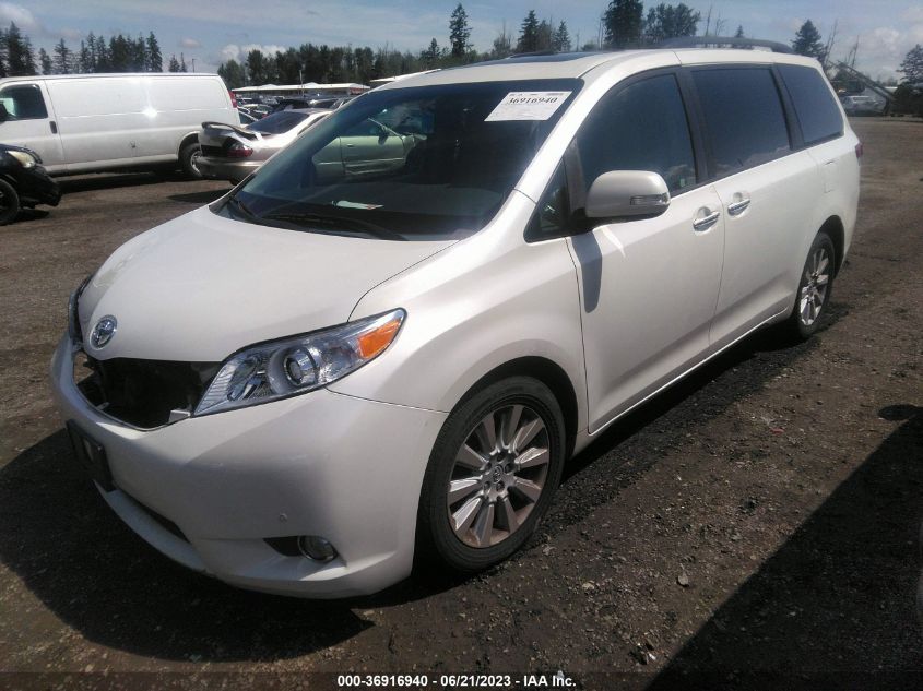 2014 TOYOTA SIENNA LTD/XLE - 5TDDK3DC7ES076935