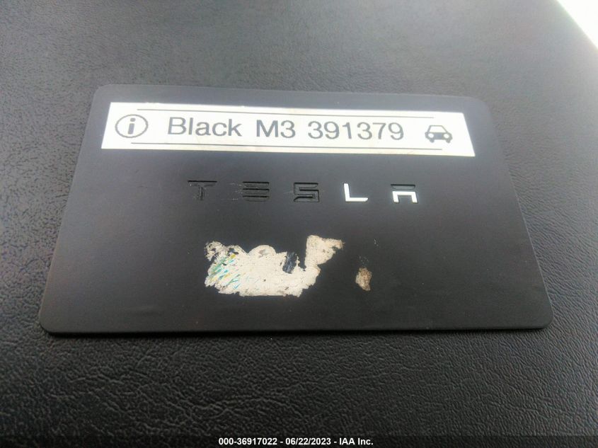 2019 TESLA MODEL 3 - 5YJ3E1EB4KF391379