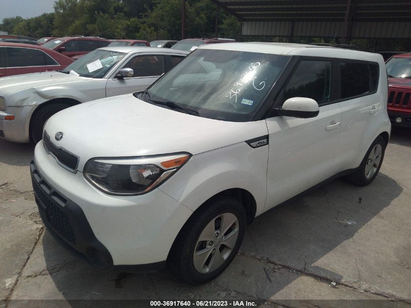 2016 KIA SOUL BASE - KNDJN2A2XG7373713