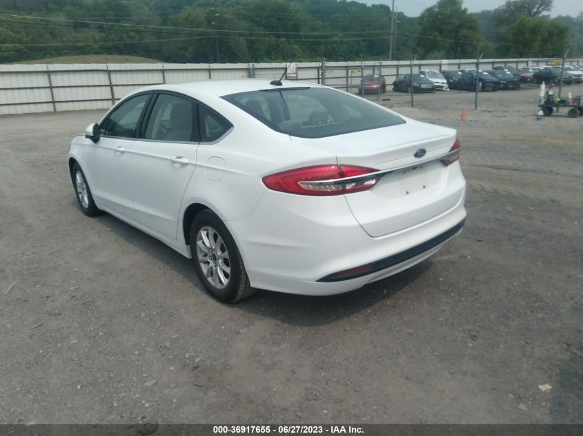 2017 FORD FUSION S - 3FA6P0G77HR232282