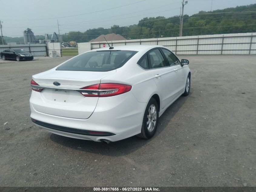 2017 FORD FUSION S - 3FA6P0G77HR232282