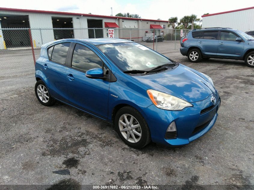 2013 TOYOTA PRIUS C ONE/TWO/THREE/FOUR - JTDKDTB39D1530957