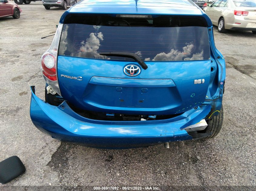 2013 TOYOTA PRIUS C ONE/TWO/THREE/FOUR - JTDKDTB39D1530957