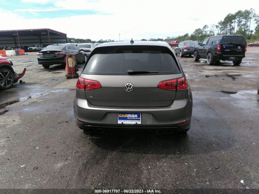 2016 VOLKSWAGEN GOLF R WVWLF7AU4GW300508