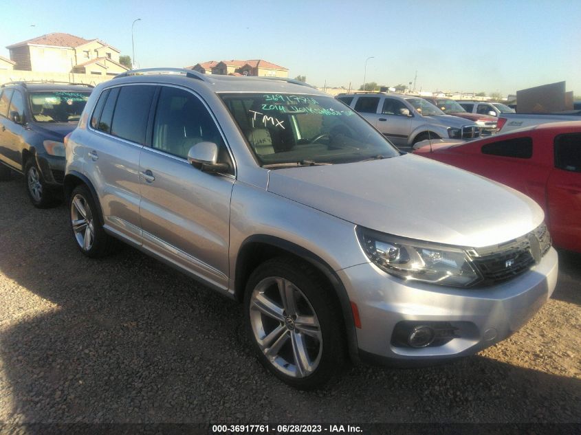 2014 VOLKSWAGEN TIGUAN R-LINE - WVGAV3AX8EW006616