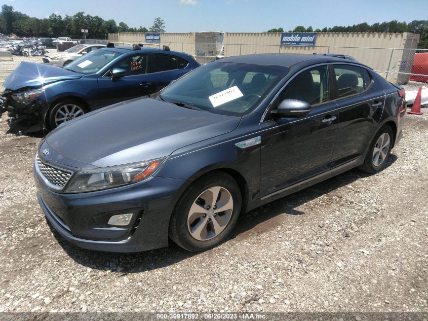 2015 KIA OPTIMA HYBRID - KNAGM4AD3F5089776