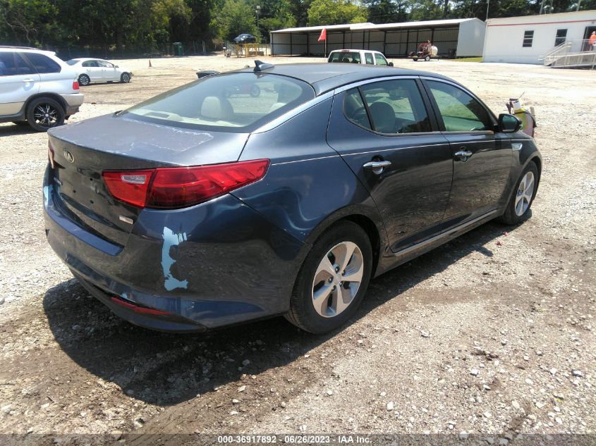 2015 KIA OPTIMA HYBRID - KNAGM4AD3F5089776
