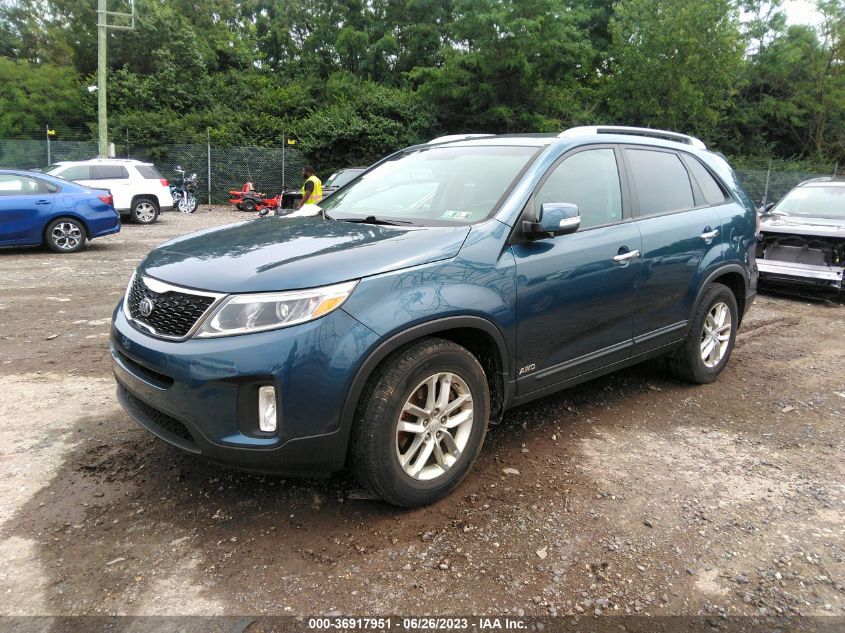 2014 KIA SORENTO LX - 5XYKTDA60EG442790