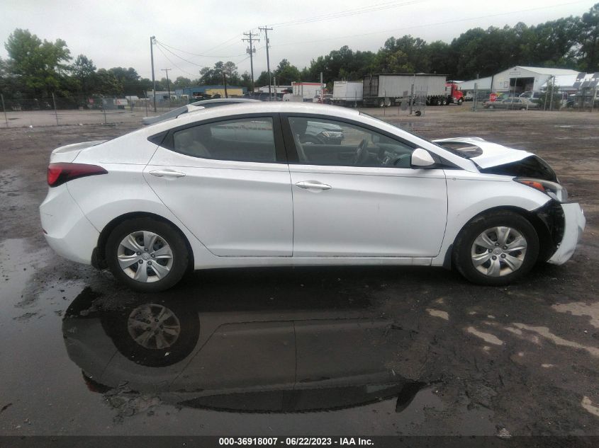 2016 HYUNDAI ELANTRA SE - 5NPDH4AE6GH785133