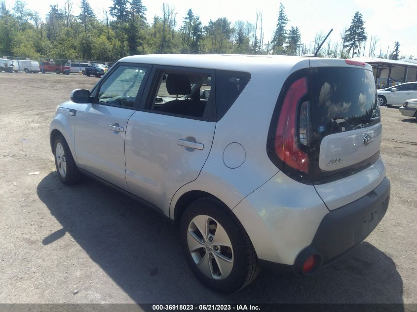 2014 KIA SOUL BASE - KNDJN2A27E7734912