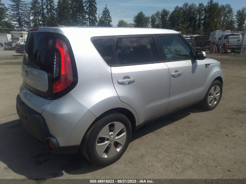 2014 KIA SOUL BASE - KNDJN2A27E7734912