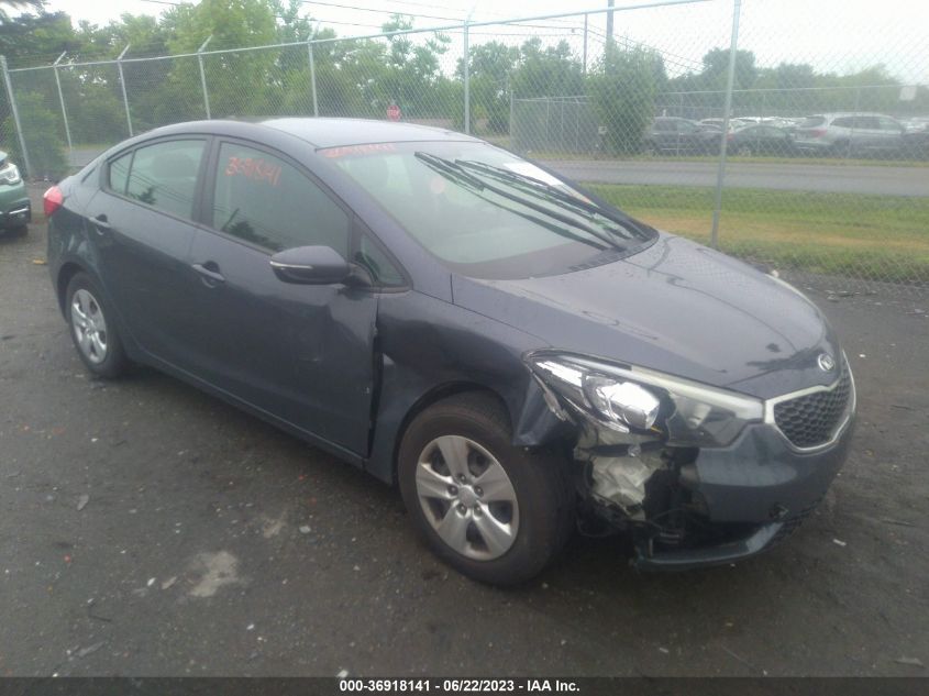 2015 KIA FORTE LX - KNAFX4A64F5411619