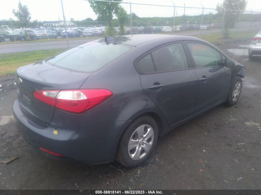 2015 KIA FORTE LX - KNAFX4A64F5411619