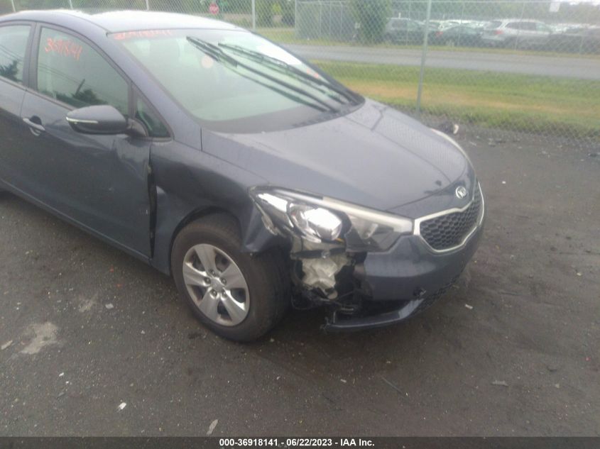 2015 KIA FORTE LX - KNAFX4A64F5411619