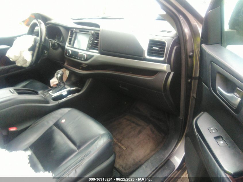 2014 TOYOTA HIGHLANDER XLE - 5TDJKRFHXES011513