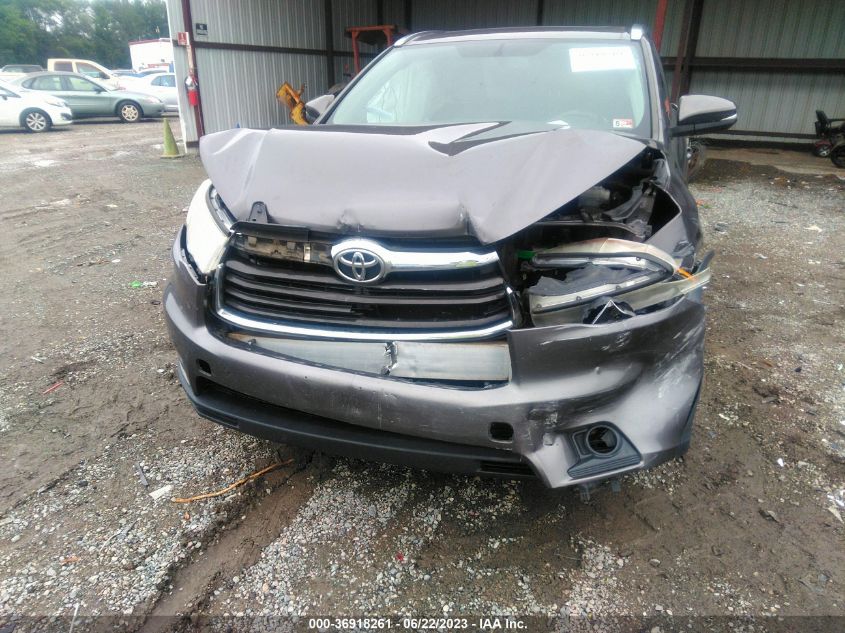 2014 TOYOTA HIGHLANDER XLE - 5TDJKRFHXES011513