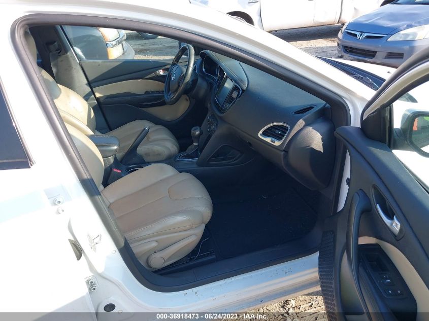 2013 DODGE DART LIMITED - 1C3CDFCA8DD326186