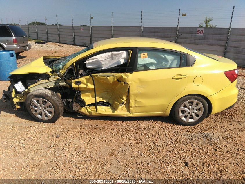 2016 KIA RIO LX - KNADM4A33G6540260