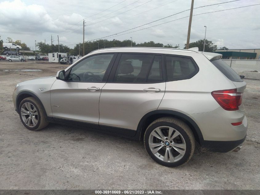 2016 BMW X3 XDRIVE28I - 5UXWX9C52G0D93559