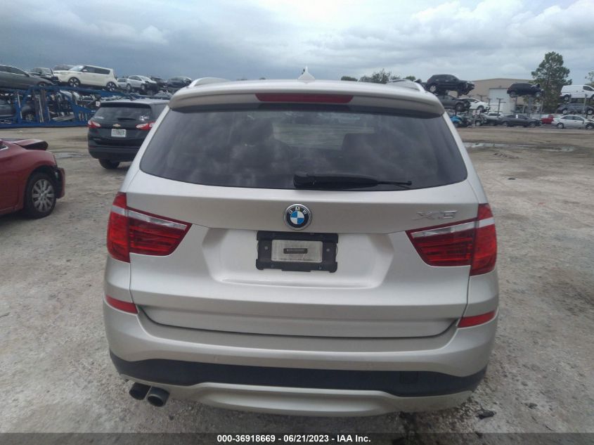 2016 BMW X3 XDRIVE28I - 5UXWX9C52G0D93559