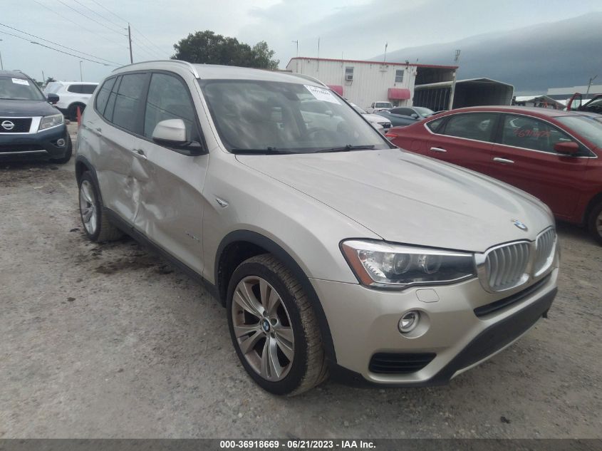 2016 BMW X3 XDRIVE28I - 5UXWX9C52G0D93559