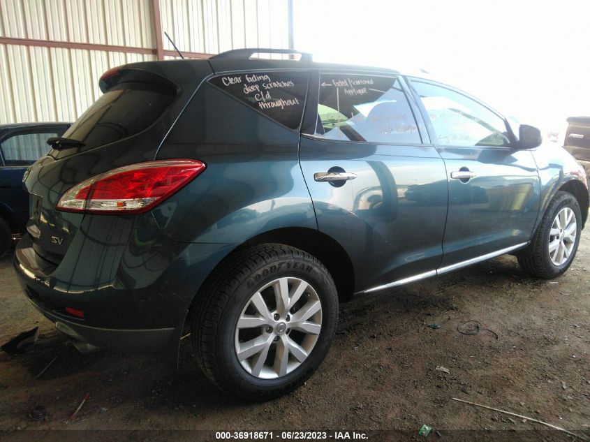 2013 NISSAN MURANO - JNBAZ1MU0DW202275