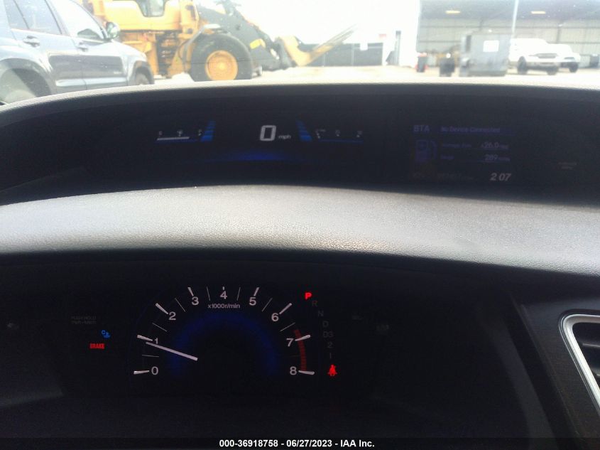 2013 HONDA CIVIC - 2HGSB2S50DH579013