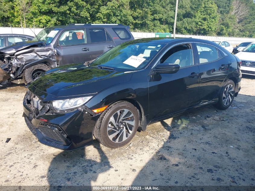 2018 HONDA CIVIC HATCHBACK LX - SHHFK7H26JU240528