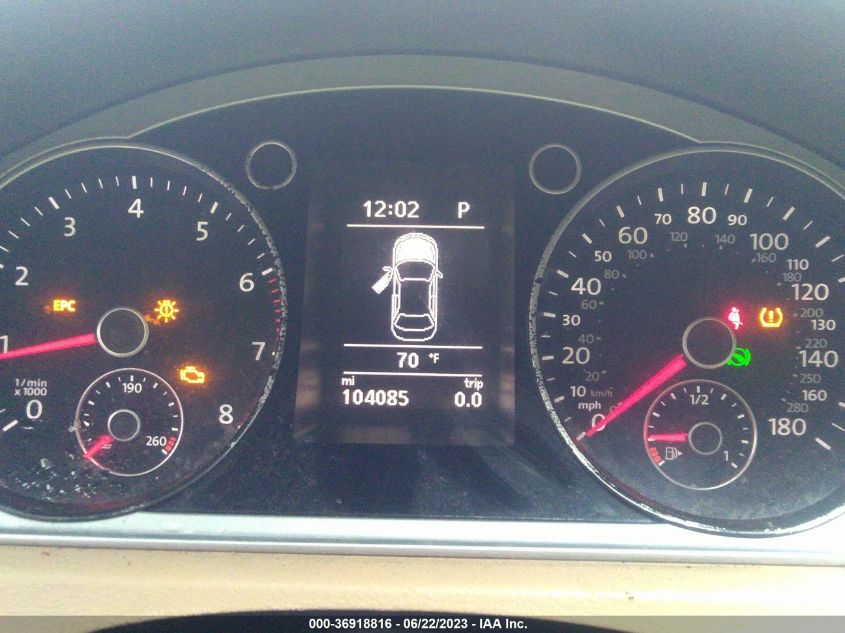 2014 VOLKSWAGEN CC SPORT - WVWBP7AN4EE537861