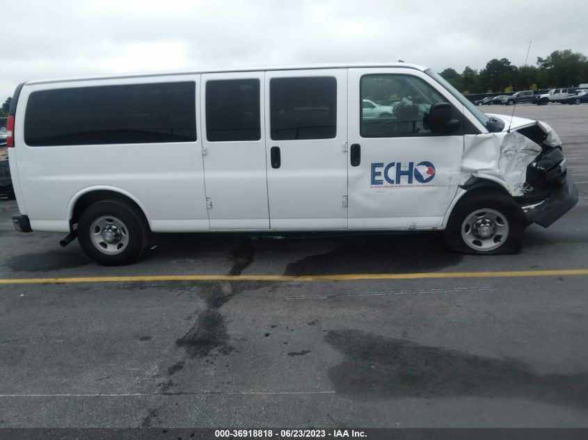 2017 CHEVROLET EXPRESS PASSENGER LT - 1GAZGPFG0H1201511