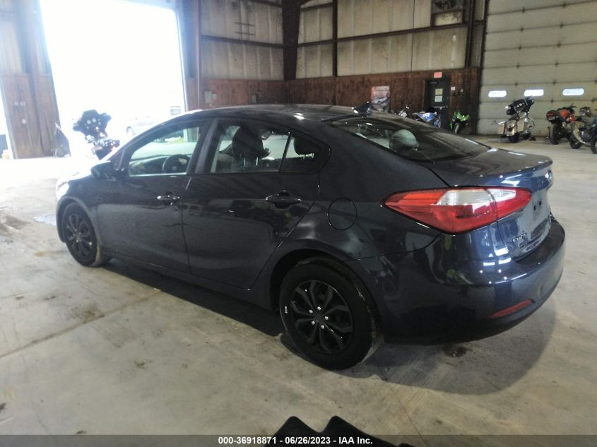 2016 KIA FORTE LX - KNAFK4A68G5612388
