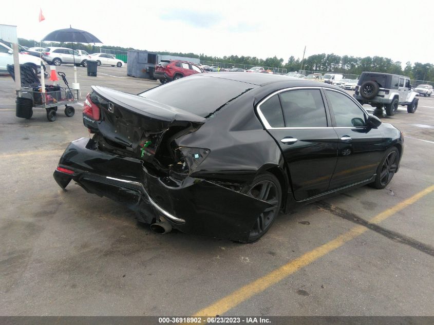 2017 HONDA ACCORD SEDAN SPORT - 1HGCR2F54HA011611
