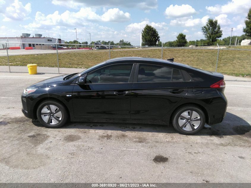 2017 HYUNDAI IONIQ HYBRID BLUE - KMHC65LC0HU045664