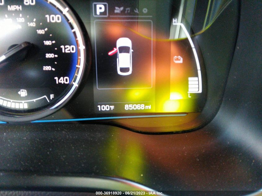 2017 HYUNDAI IONIQ HYBRID BLUE - KMHC65LC0HU045664
