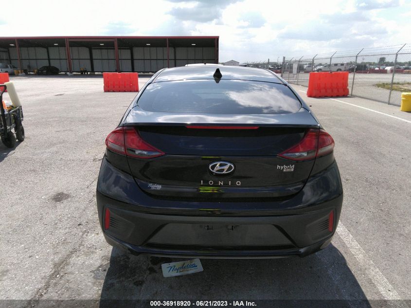 2017 HYUNDAI IONIQ HYBRID BLUE - KMHC65LC0HU045664