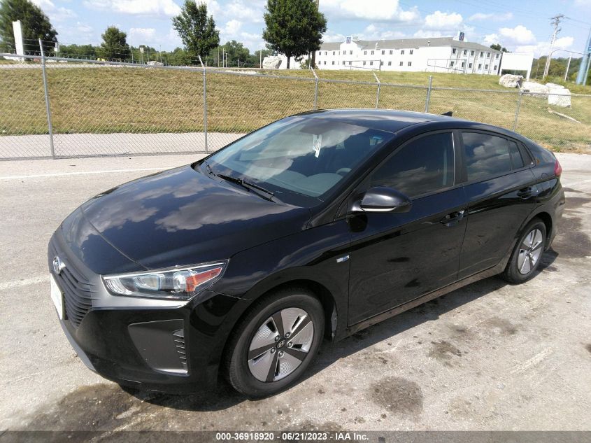 2017 HYUNDAI IONIQ HYBRID BLUE - KMHC65LC0HU045664
