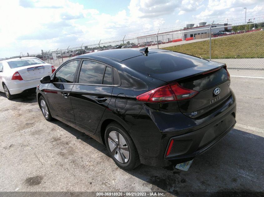 2017 HYUNDAI IONIQ HYBRID BLUE - KMHC65LC0HU045664