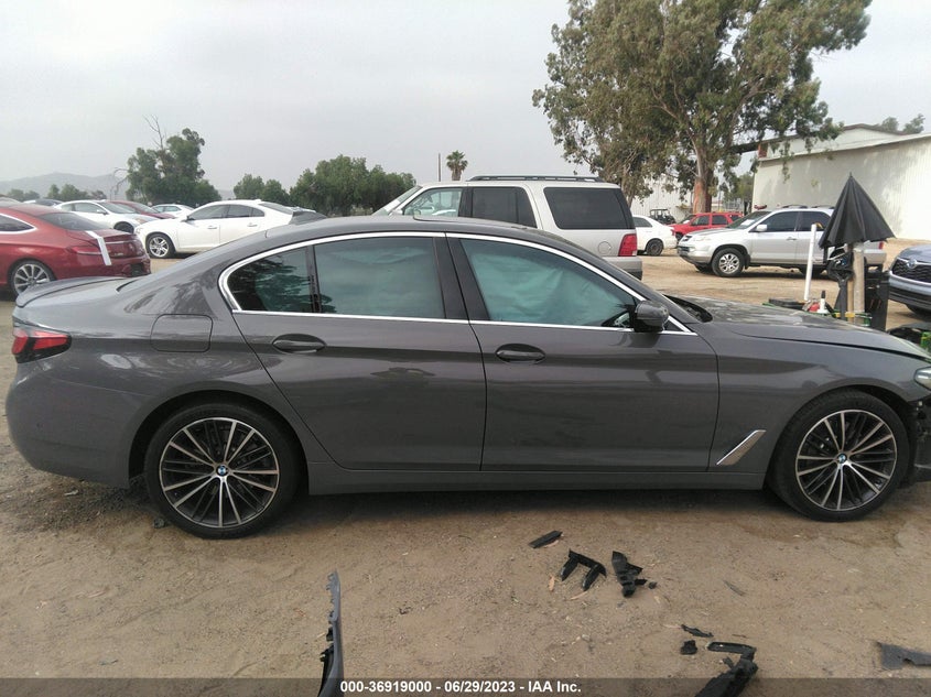 VIN WBA53BH01MWX17505 2021 BMW 5 SERIES 530I