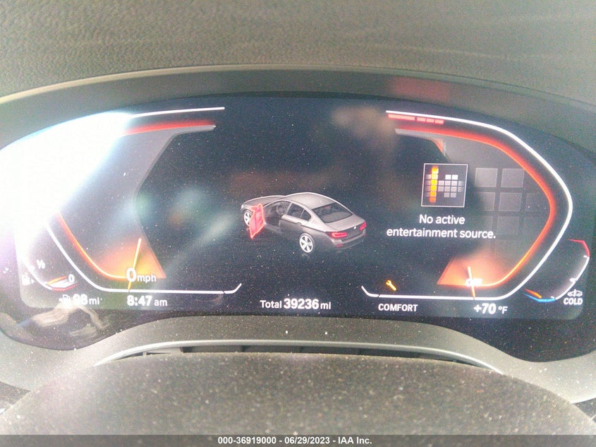 VIN WBA53BH01MWX17505 2021 BMW 5 SERIES 530I