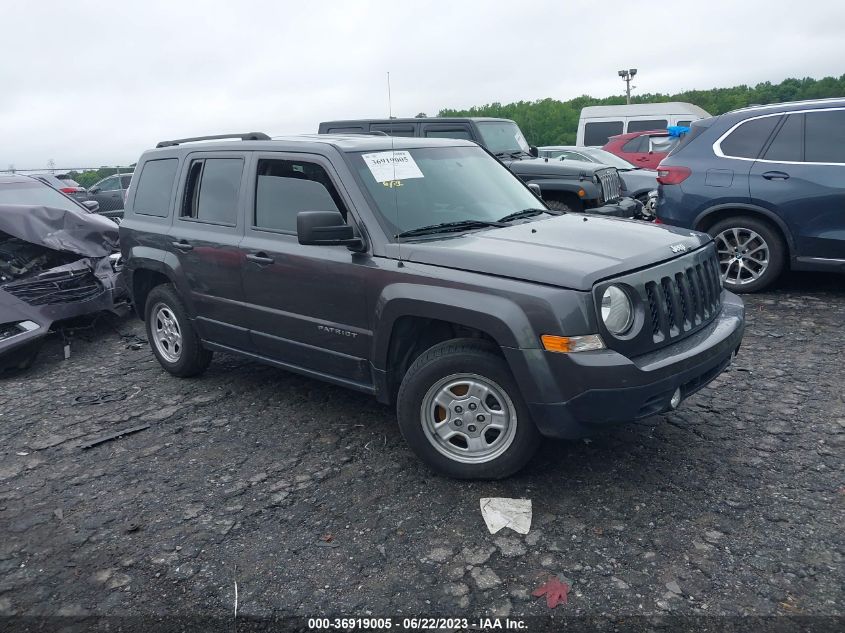 2016 JEEP PATRIOT SPORT - 1C4NJPBA7GD812450