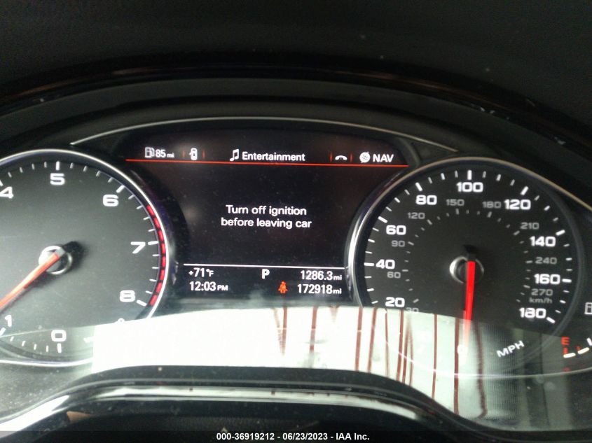 2013 AUDI A8 L 3.0L WAURGAFDXDN016103