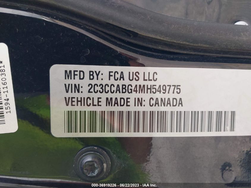 2C3CCABG4MH549775 Chrysler 300 300S 9