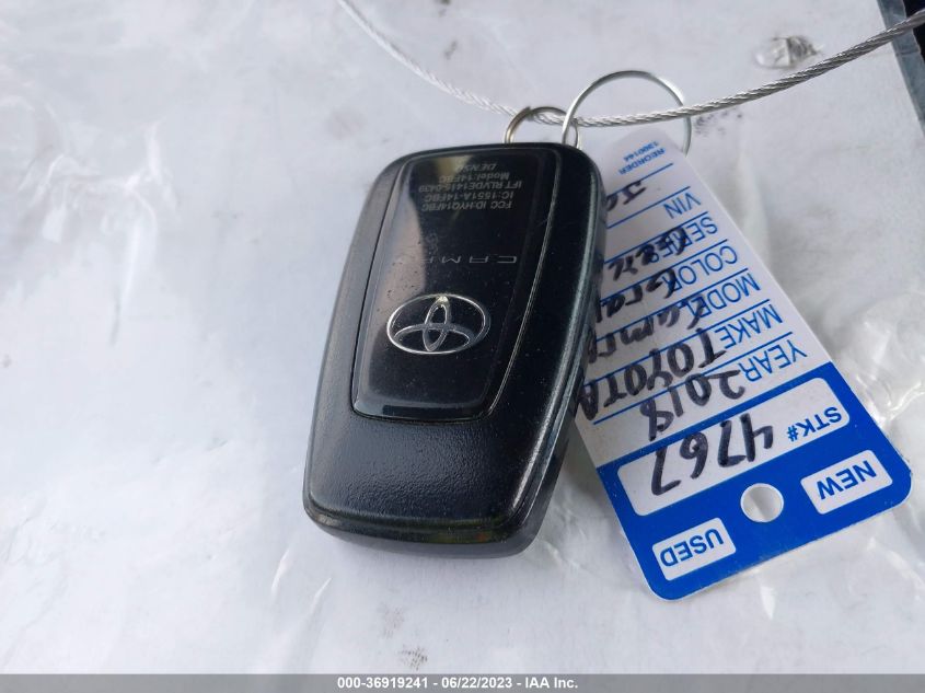 2019 TOYOTA CAMRY XSE - 4T1B61HK4KU771278