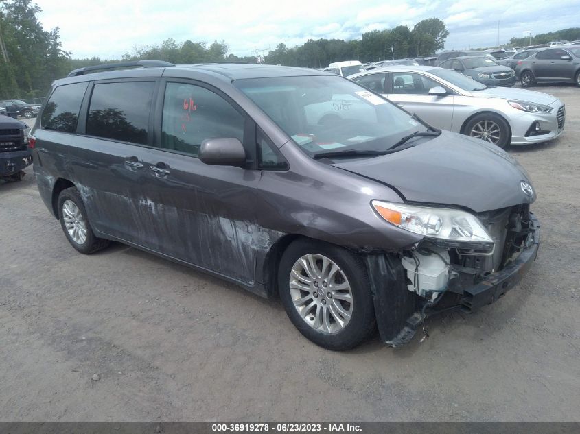 2016 TOYOTA SIENNA XLE/XLE AAS/LTD - 5TDYK3DC5GS718315