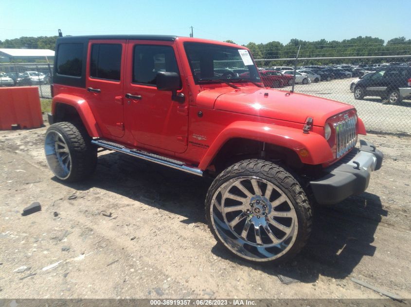 2013 JEEP WRANGLER UNLIMITED SAHARA - 1C4BJWEG4DL583305
